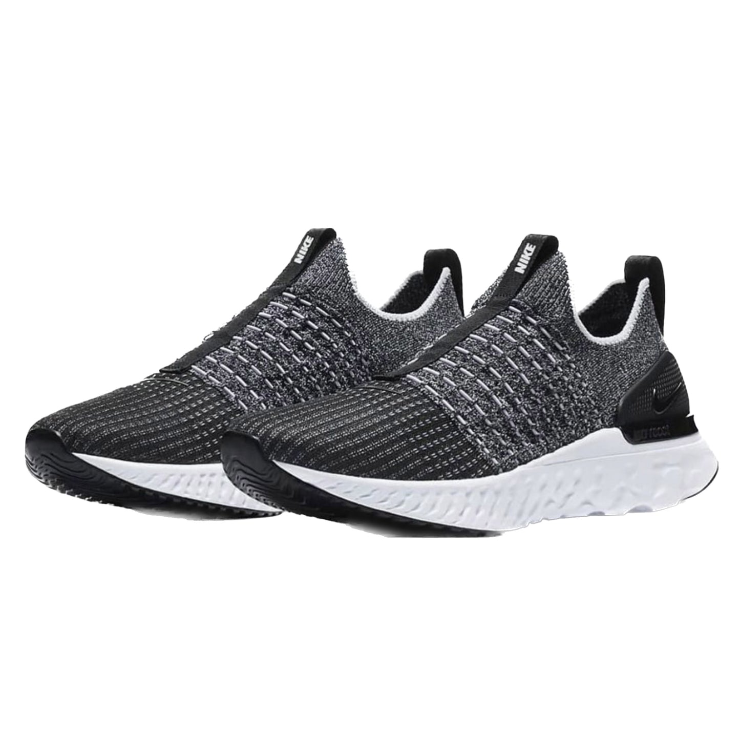 Nike React Phantom Run Flyknit 2 Oreo Black White