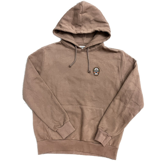 Suspicious Antwerp Skull Hoodie Brown