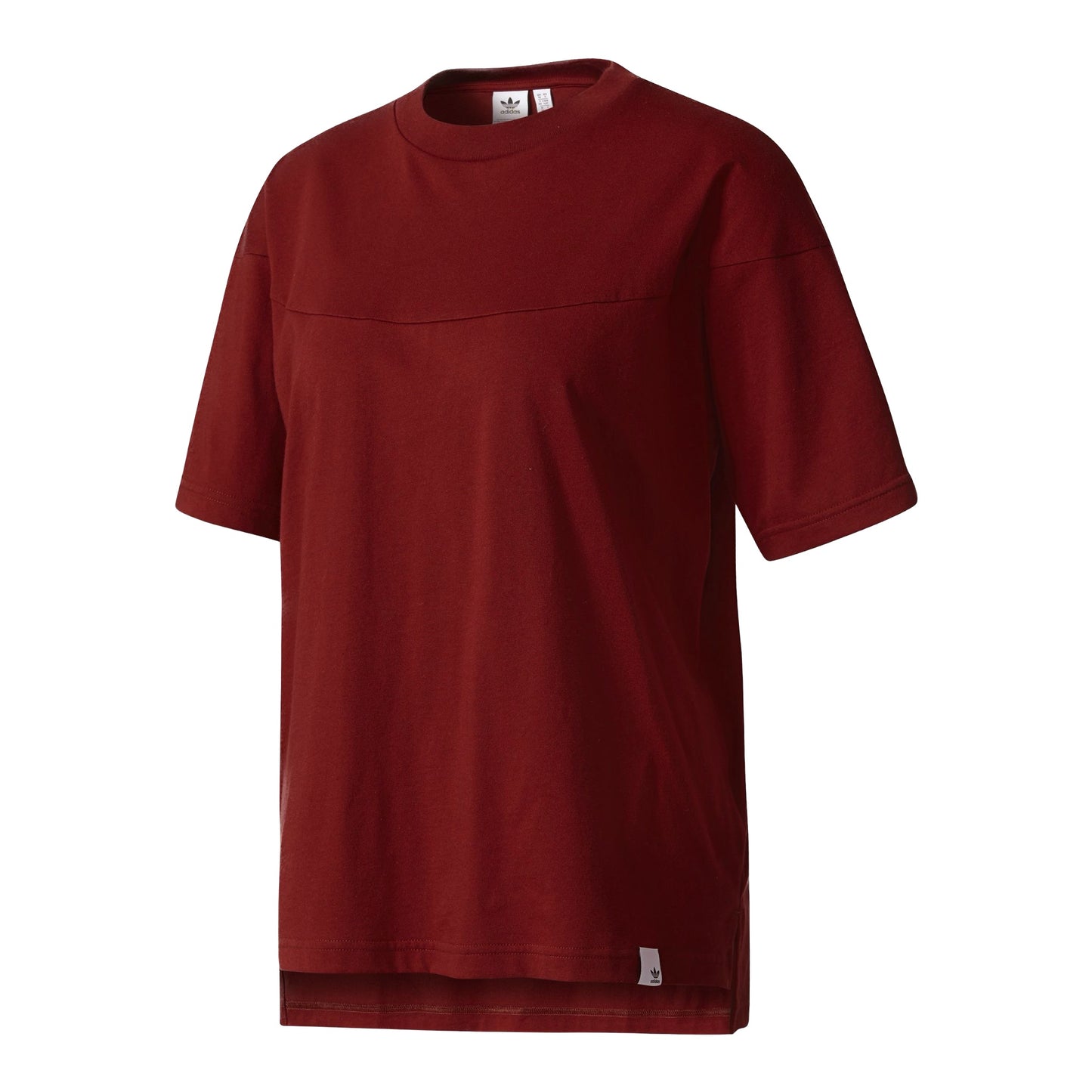 Women's Adidas Originals XBYO Burgundy Cotton Tee