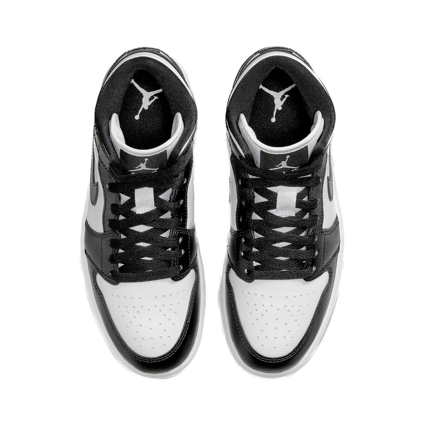 Women's Air Jordan 1 Mid Panda White Black White