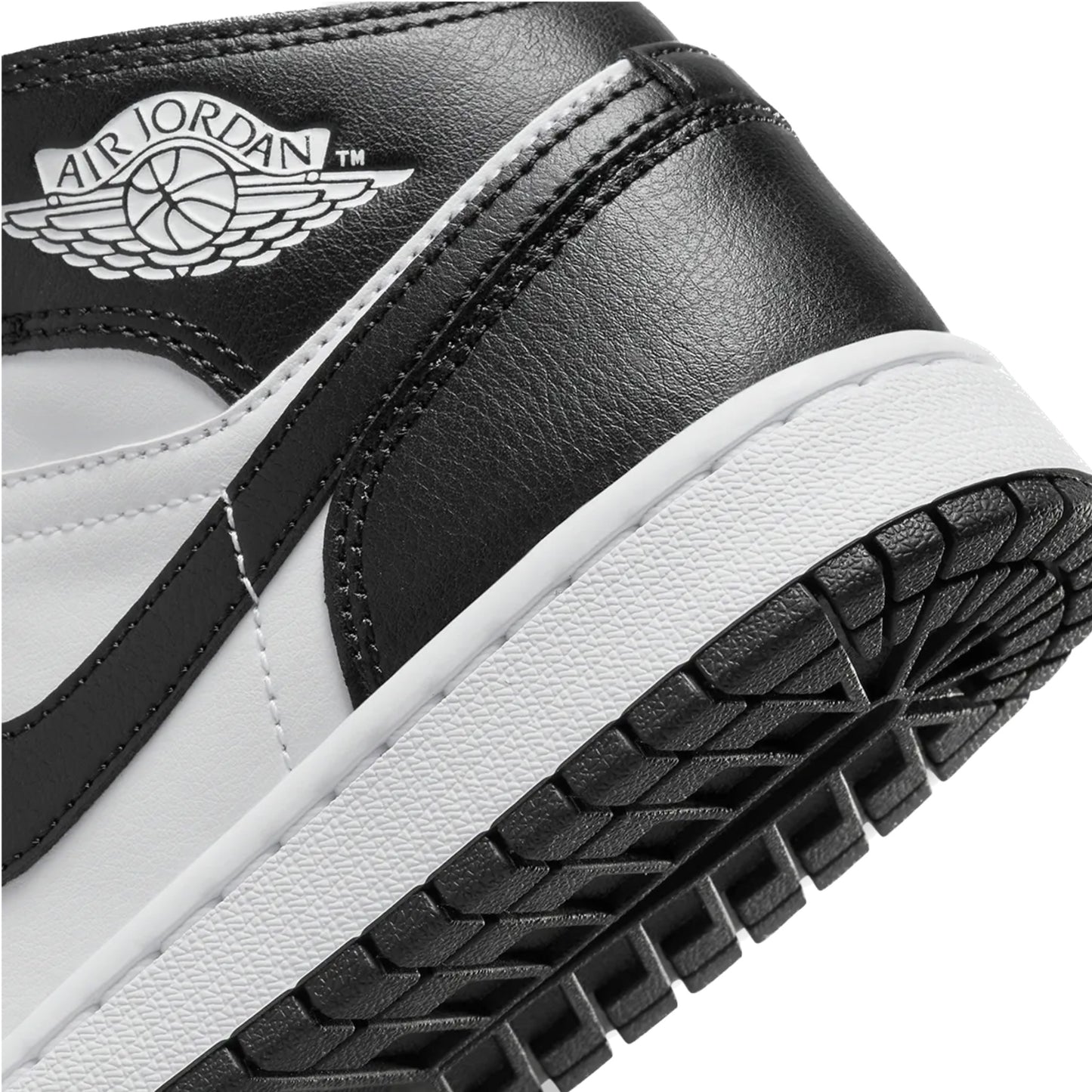 Women's Air Jordan 1 Mid Panda White Black White