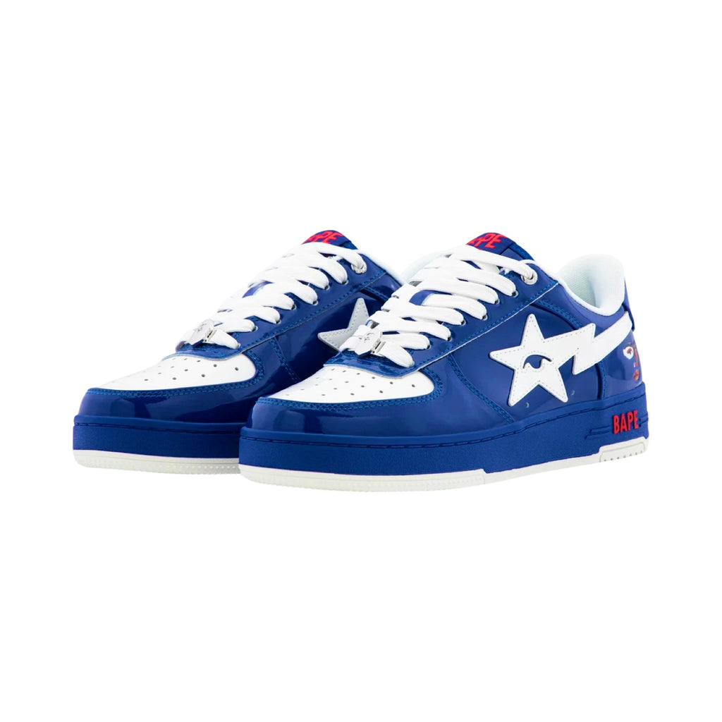 A Bathing Ape x Kid Super World Cup "Japan" Bapesta Navy Blue White