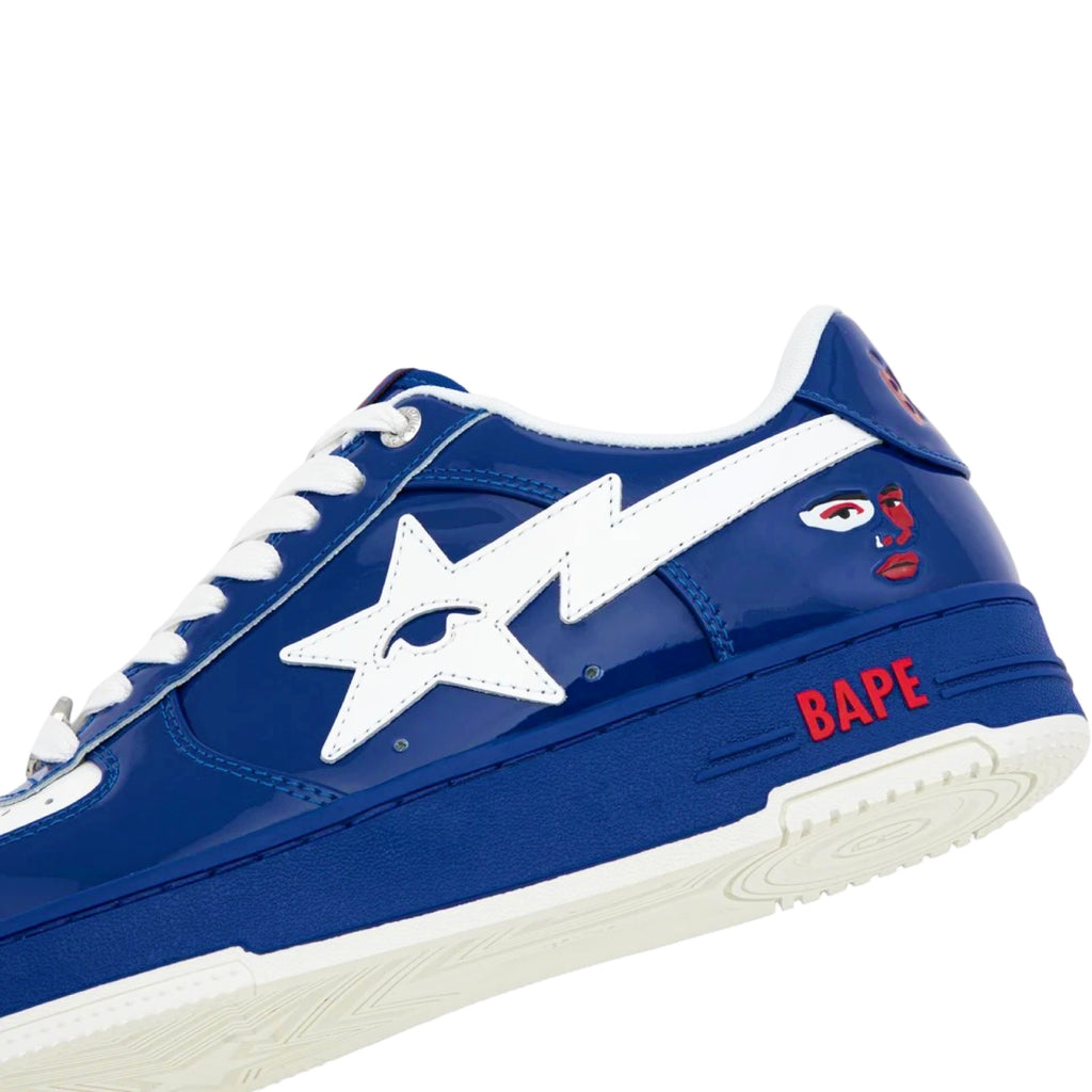 A Bathing Ape x Kid Super World Cup "Japan" Bapesta Navy Blue White