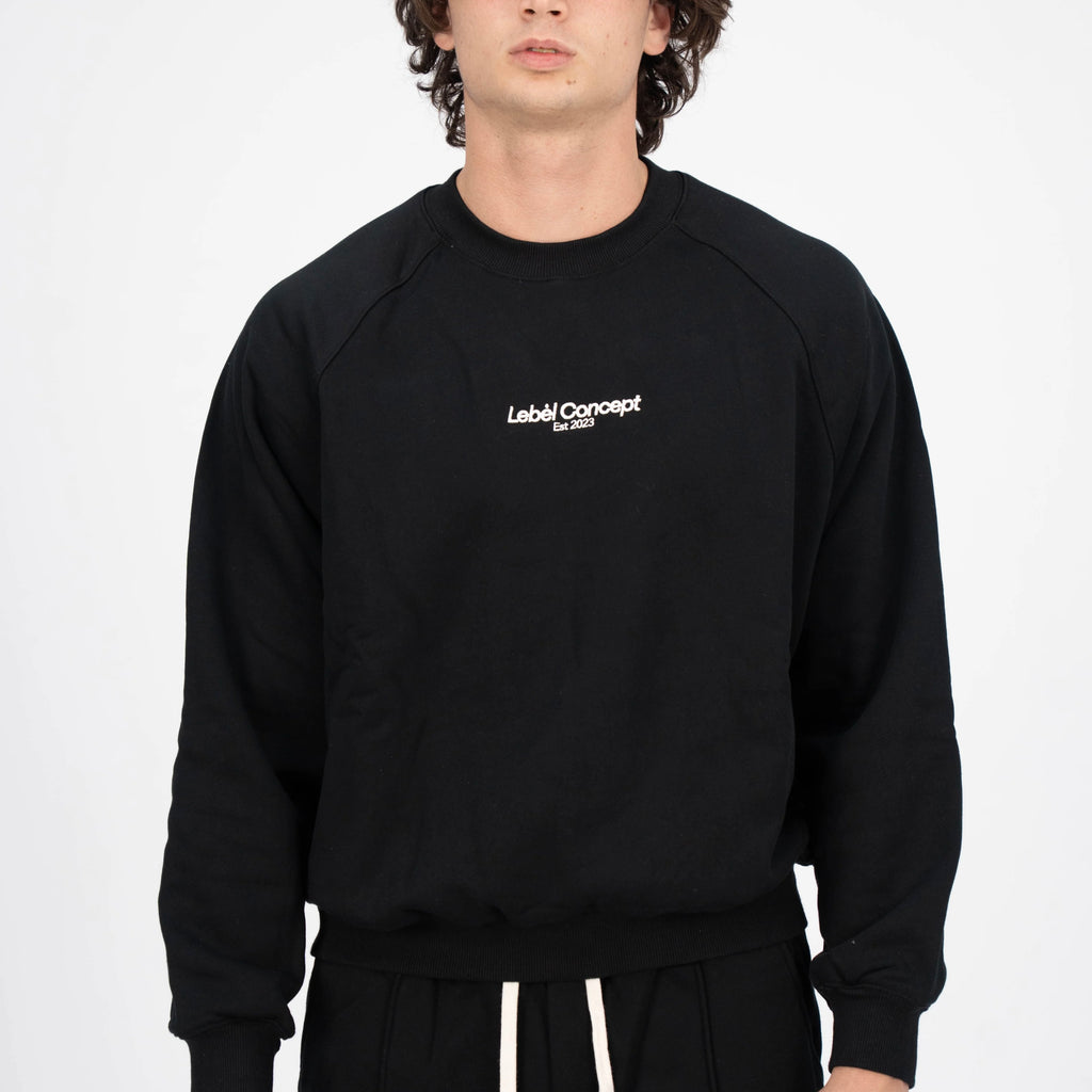 LEBEL Crewneck Sweatshirt Black