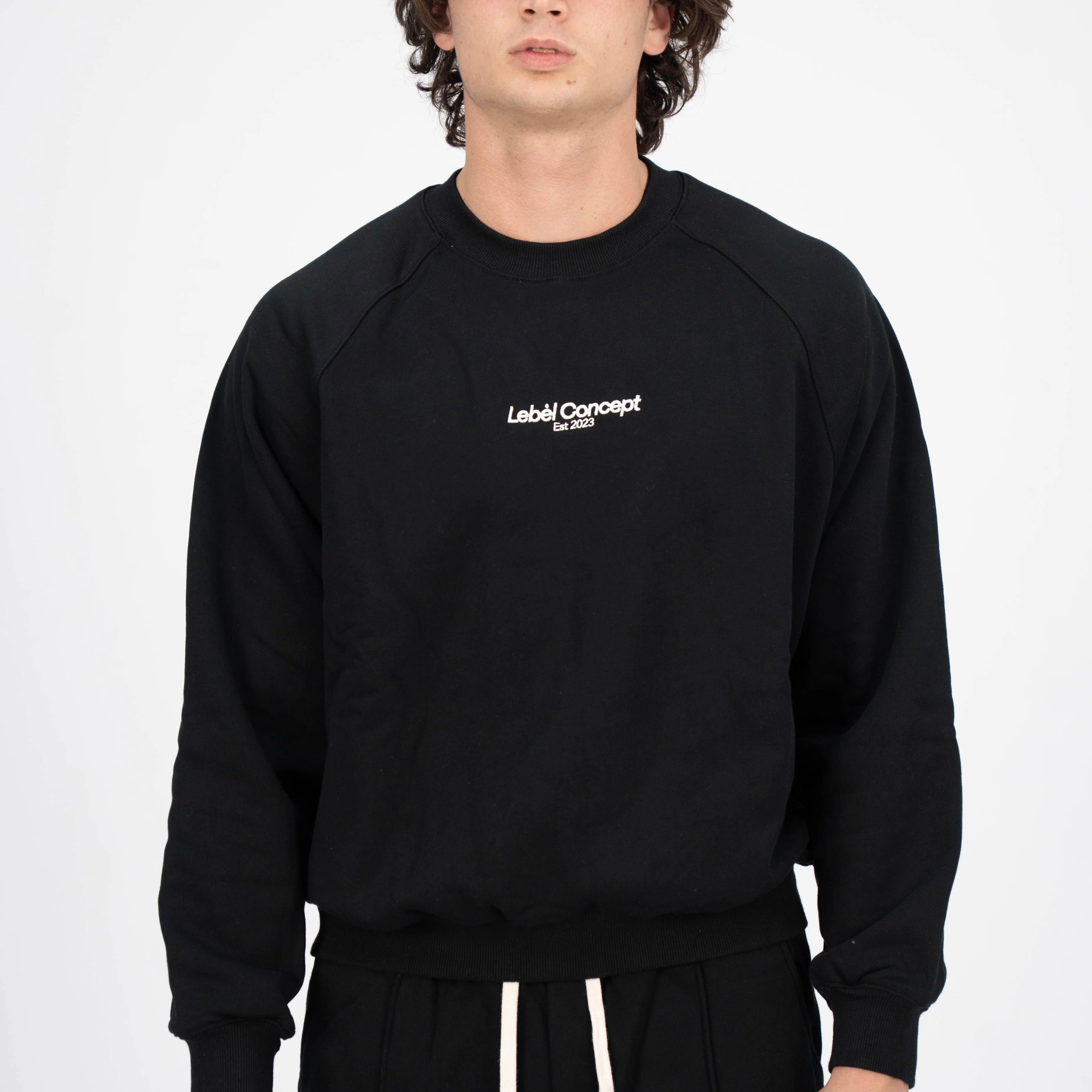 LEBEL Crewneck Sweatshirt Black