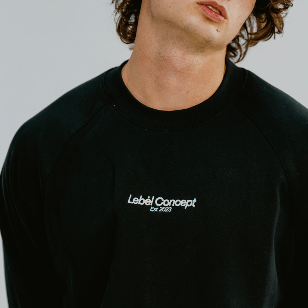 LEBEL Crewneck Sweatshirt Black