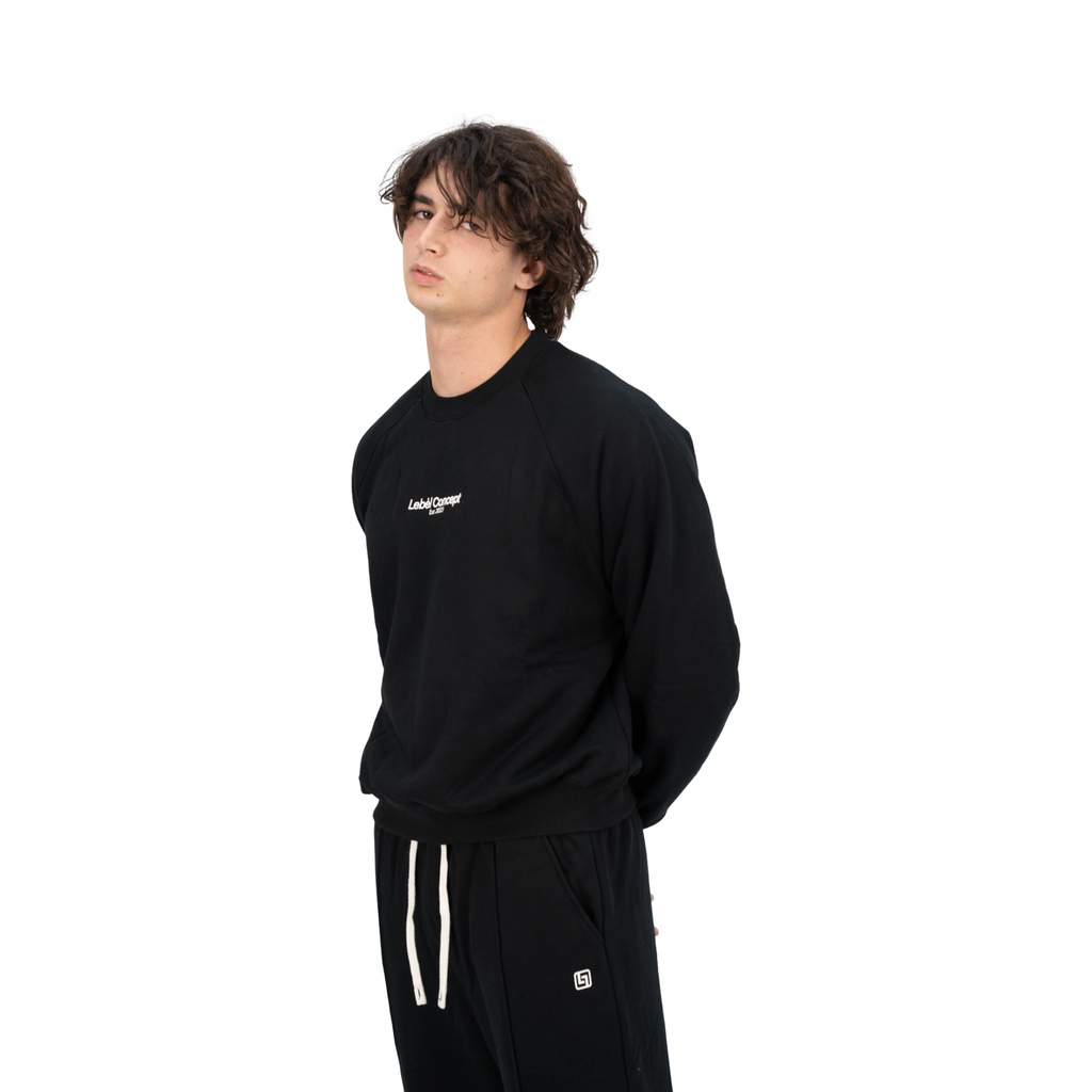 LEBEL Crewneck Sweatshirt Black