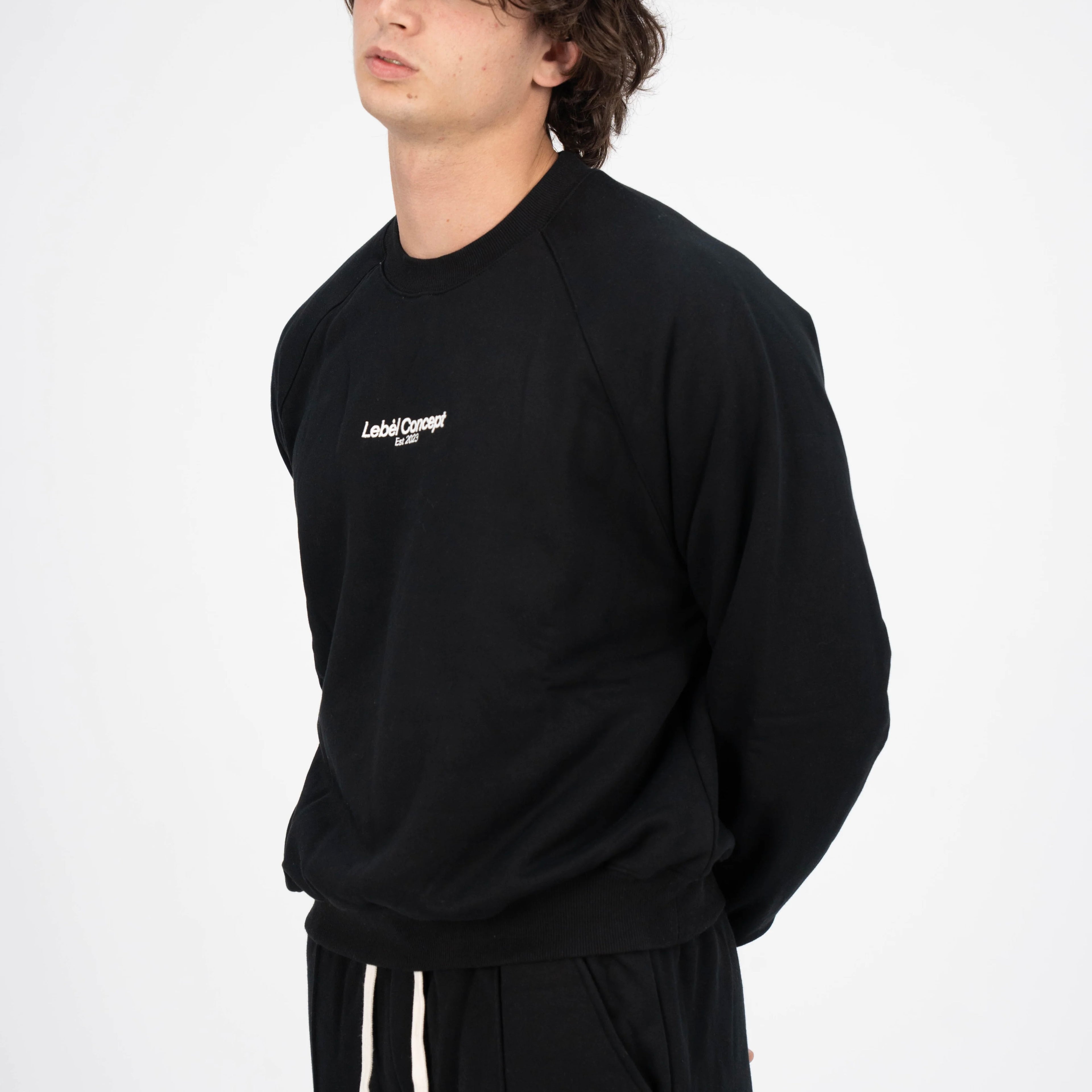 LEBEL Crewneck Sweatshirt Black
