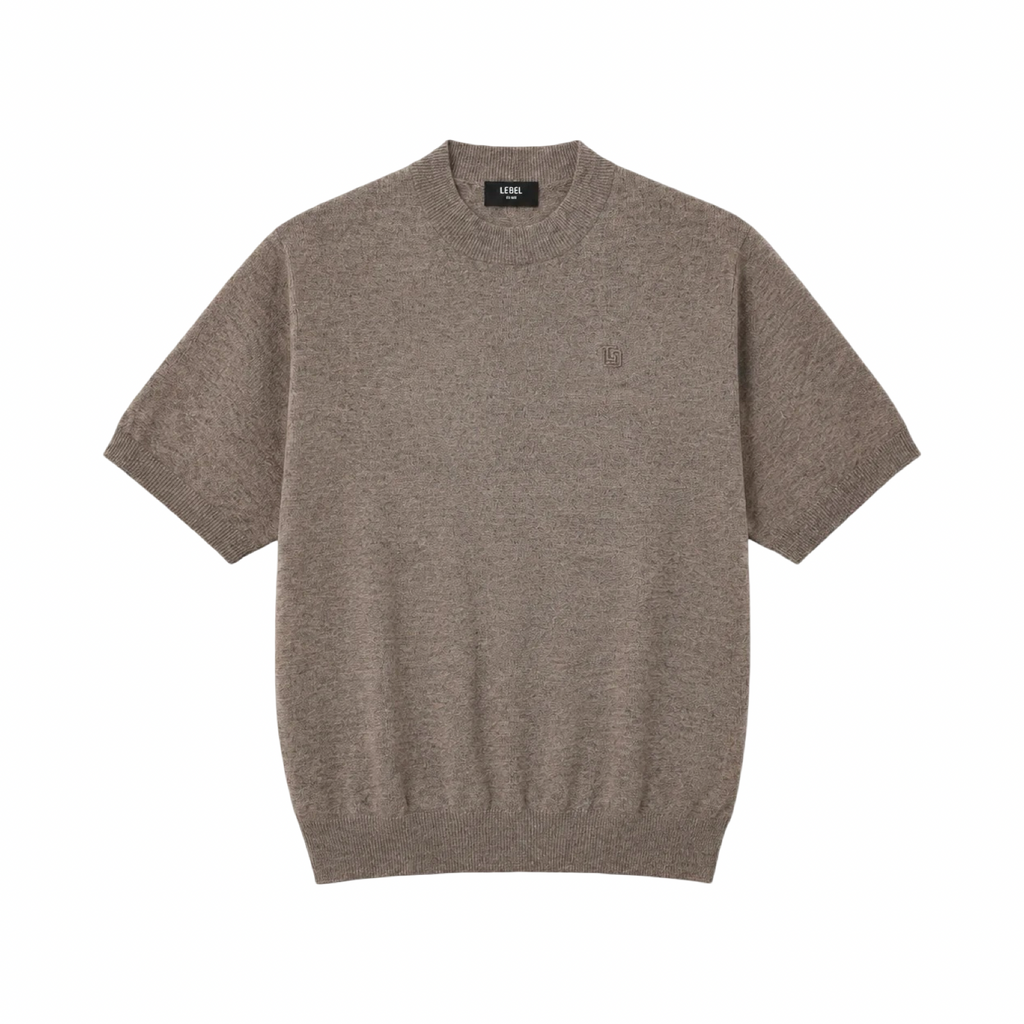 LEBEL Shortsleeve Sweatshirt Khaki