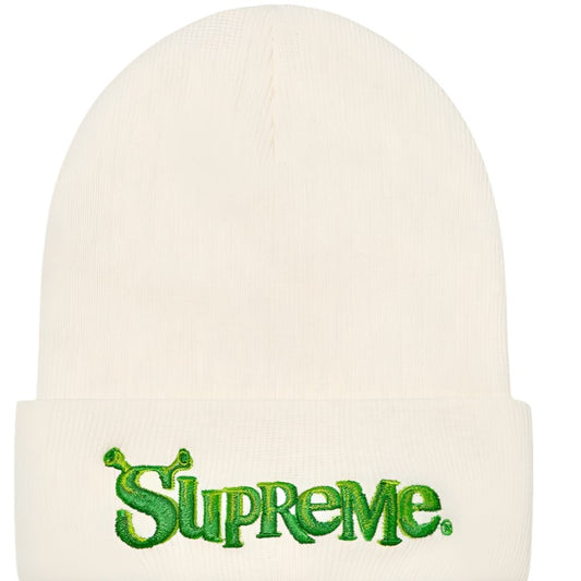 Supreme Shrek Beanie White