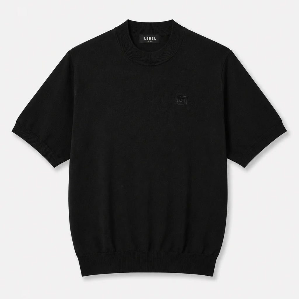 LEBEL Shortsleeve Sweatshirt Black
