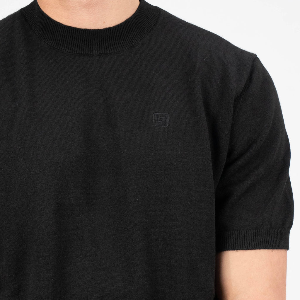 LEBEL Shortsleeve Sweatshirt Black