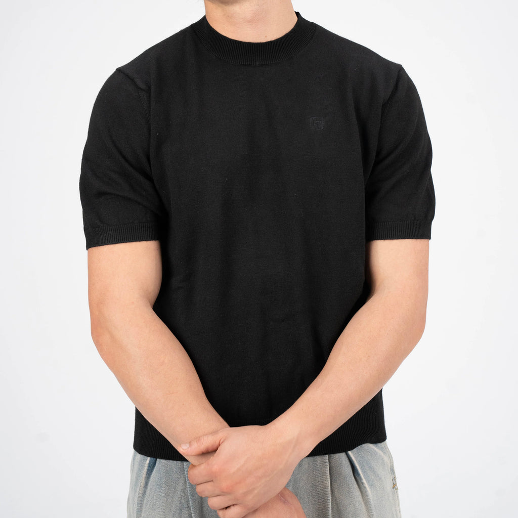 LEBEL Shortsleeve Sweatshirt Black