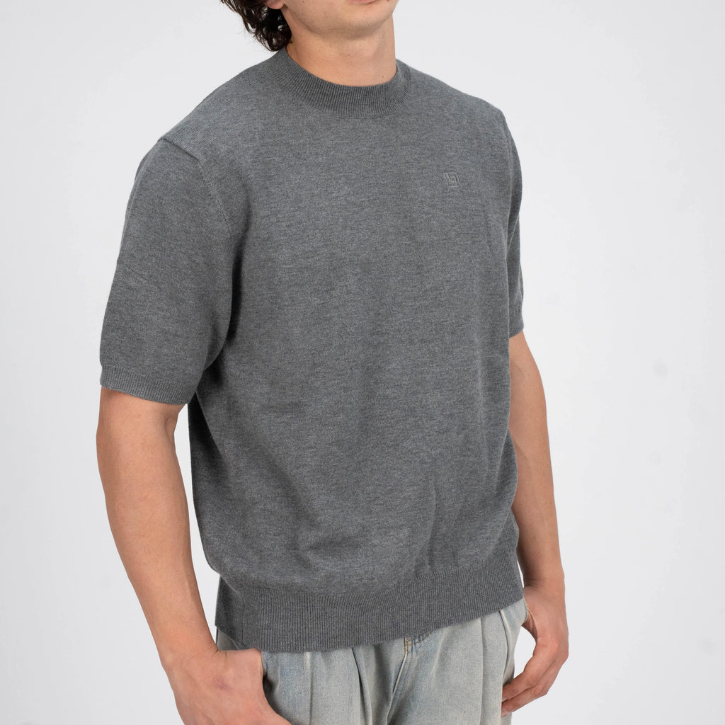 LEBEL Shortsleeve Sweatshirt Grey