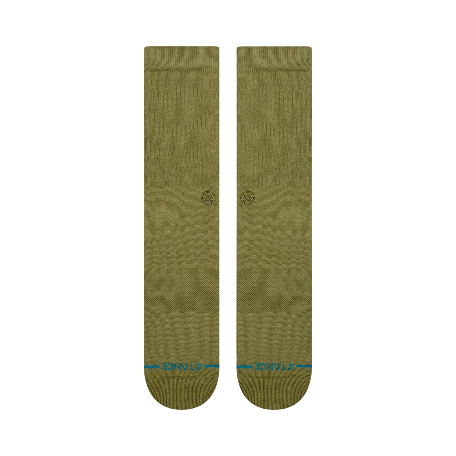 Stance Icon Olive Green Crew Socks