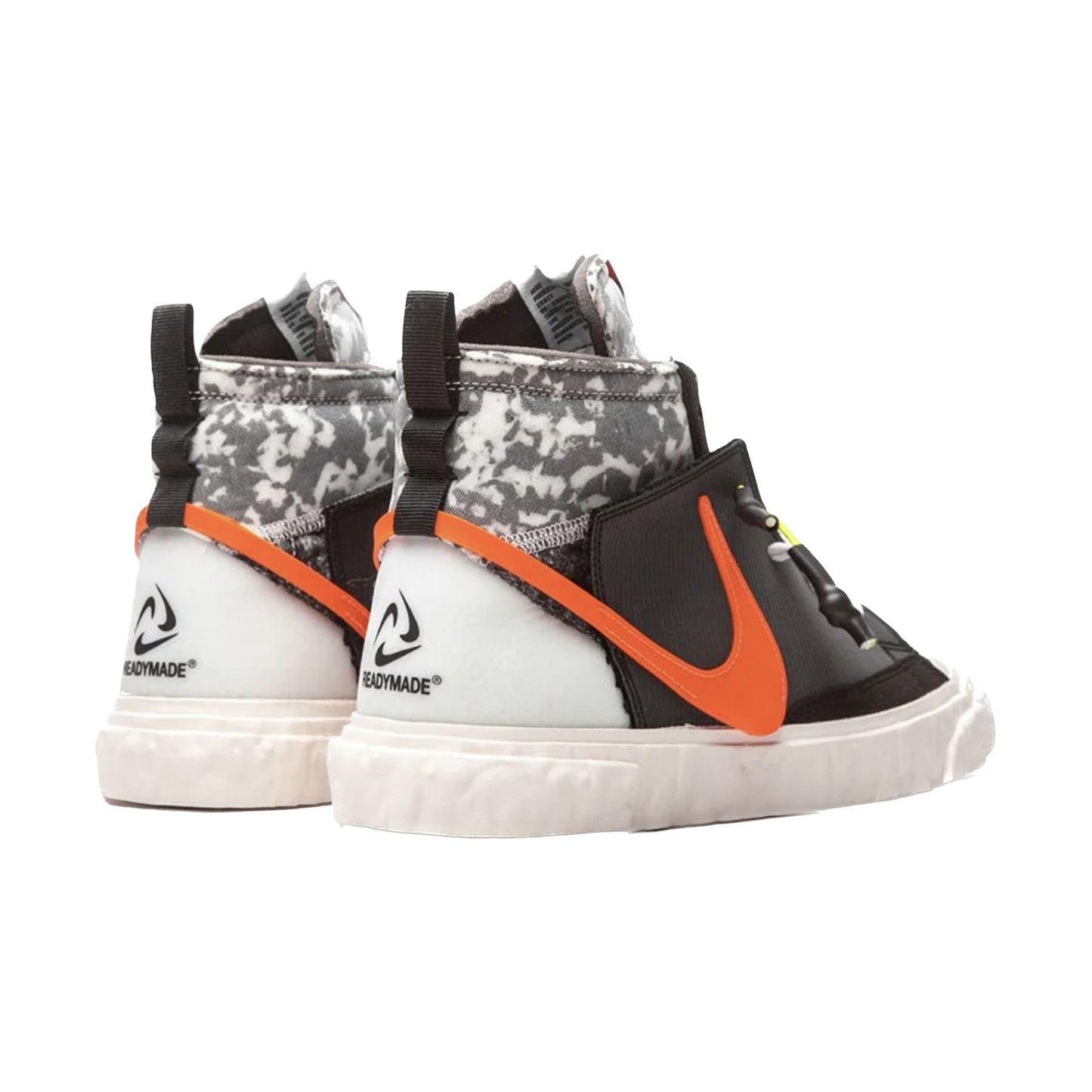 Nike Blazer Mid Readymade Black Vast Grey Volt Total Orange