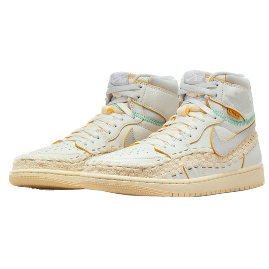 Jordan 1 Retro High OG SP Union LA Bephies Beauty Supply Summer of '96 Sail Wolf Grey Muslin  Pale Vanilla Kinetic Green University Gold