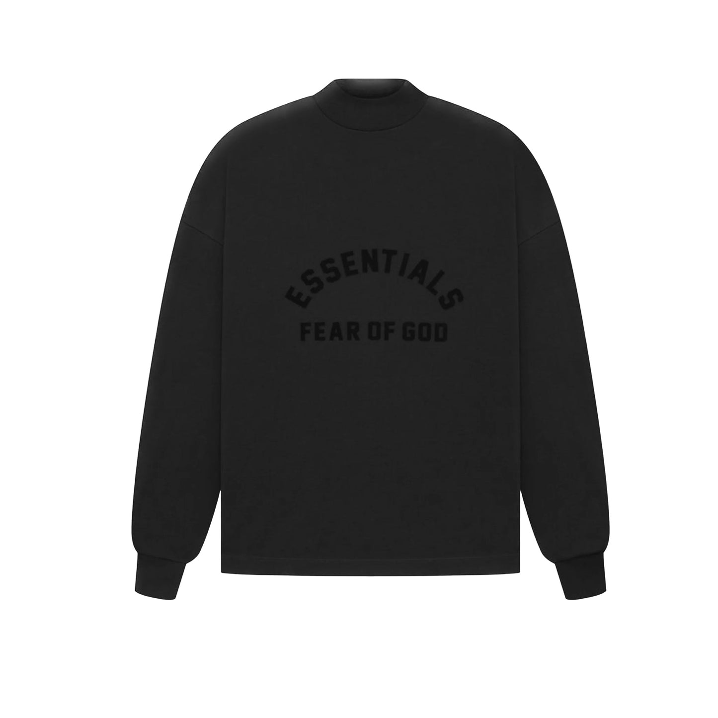 Fear of God Essentials Long Sleeve Tee Jet Black