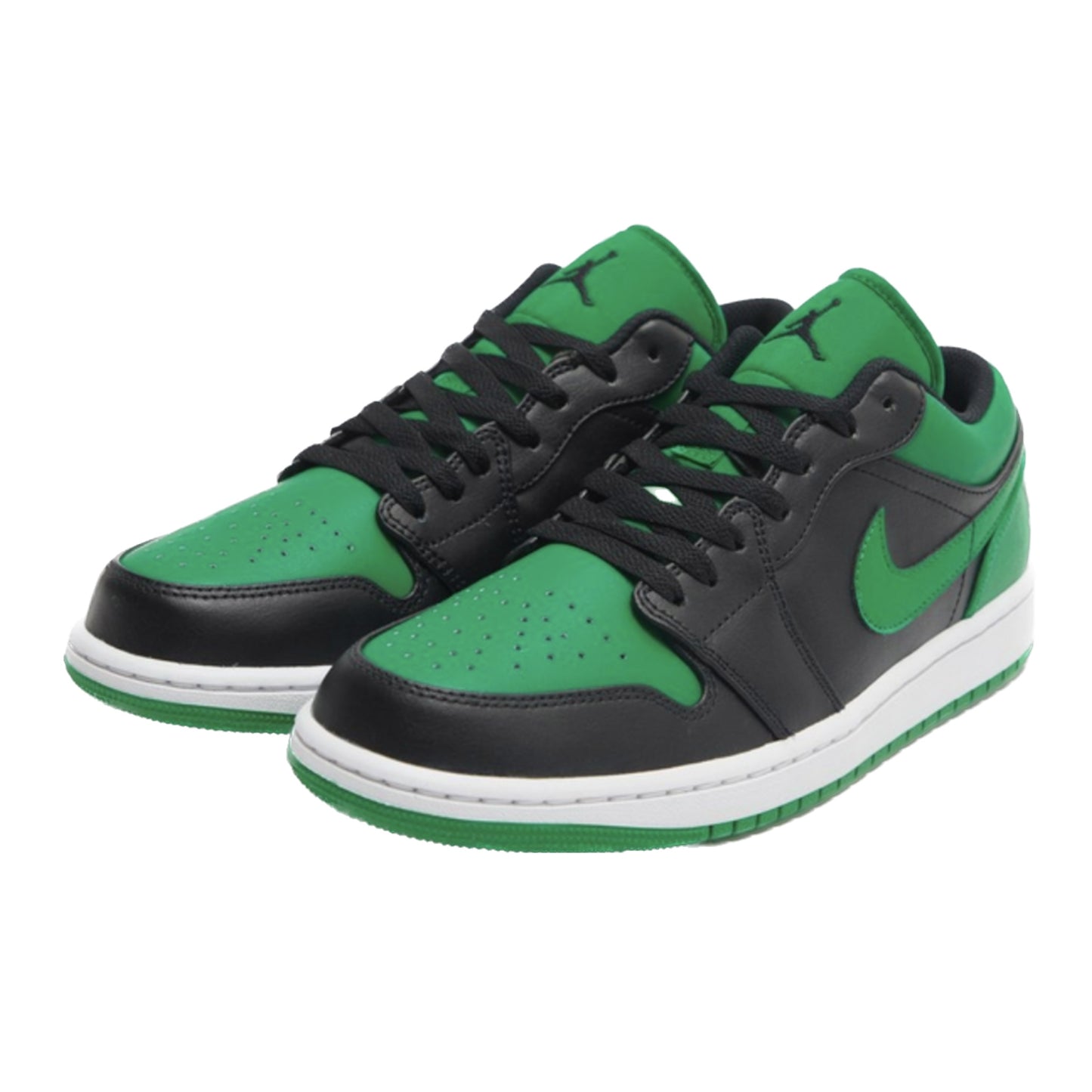 Air Jordan 1 Low Lucky Green Black White