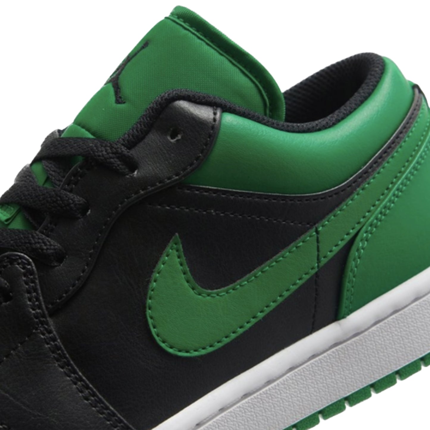 Air Jordan 1 Low Lucky Green Black White