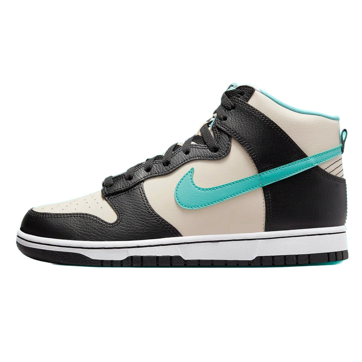 Nike Dunk High EMB Beige Black Washed Teal Pearl White