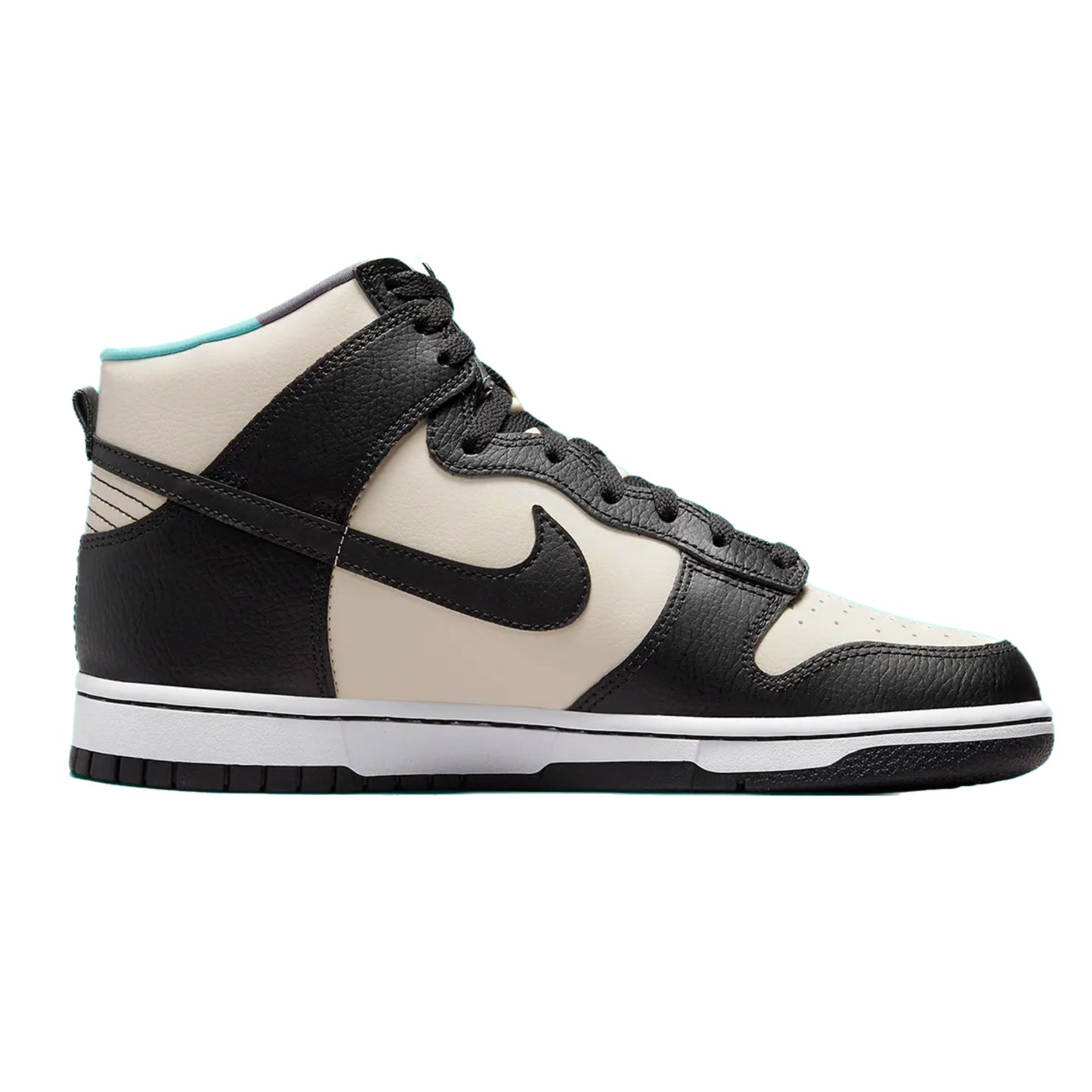 Nike Dunk High EMB Beige Black Washed Teal Pearl White