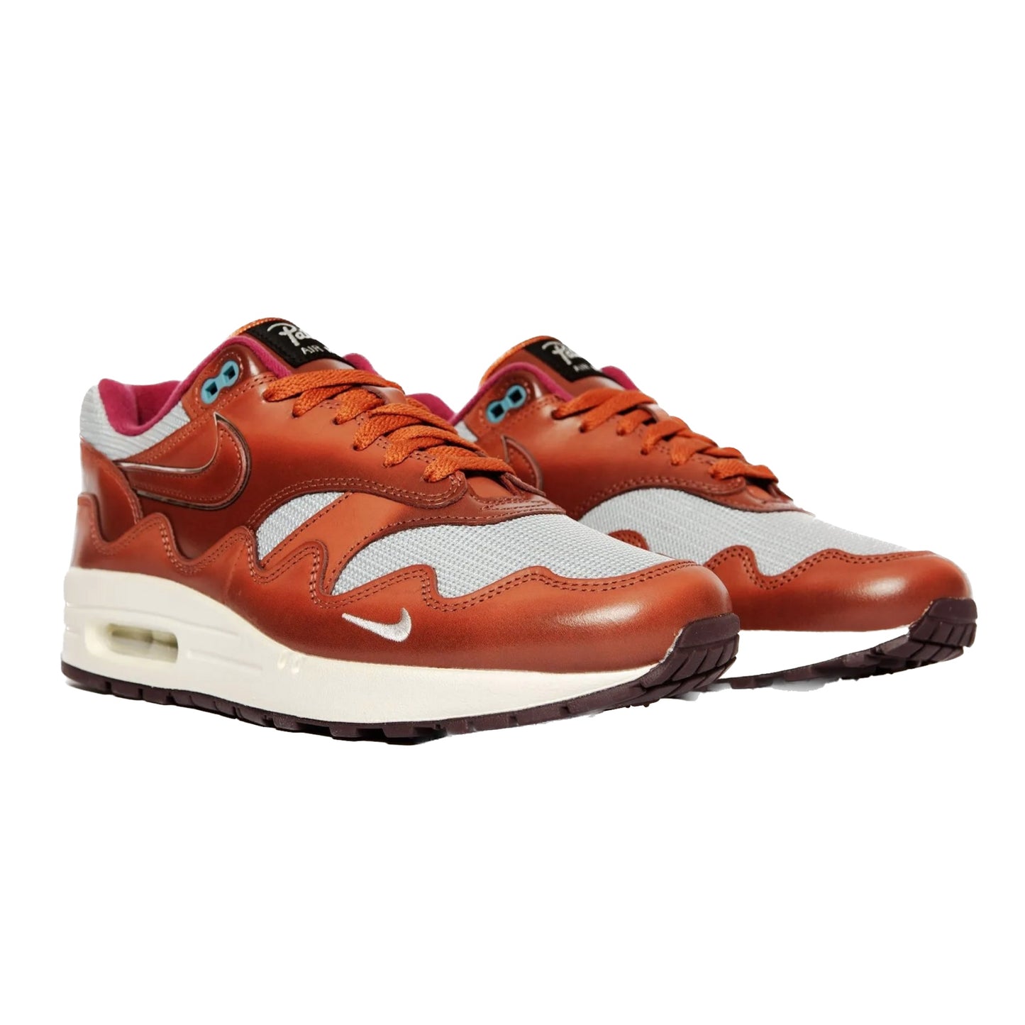 Nike Air Max 1 Patta The Next Wave Dark Russet Metallic Silver