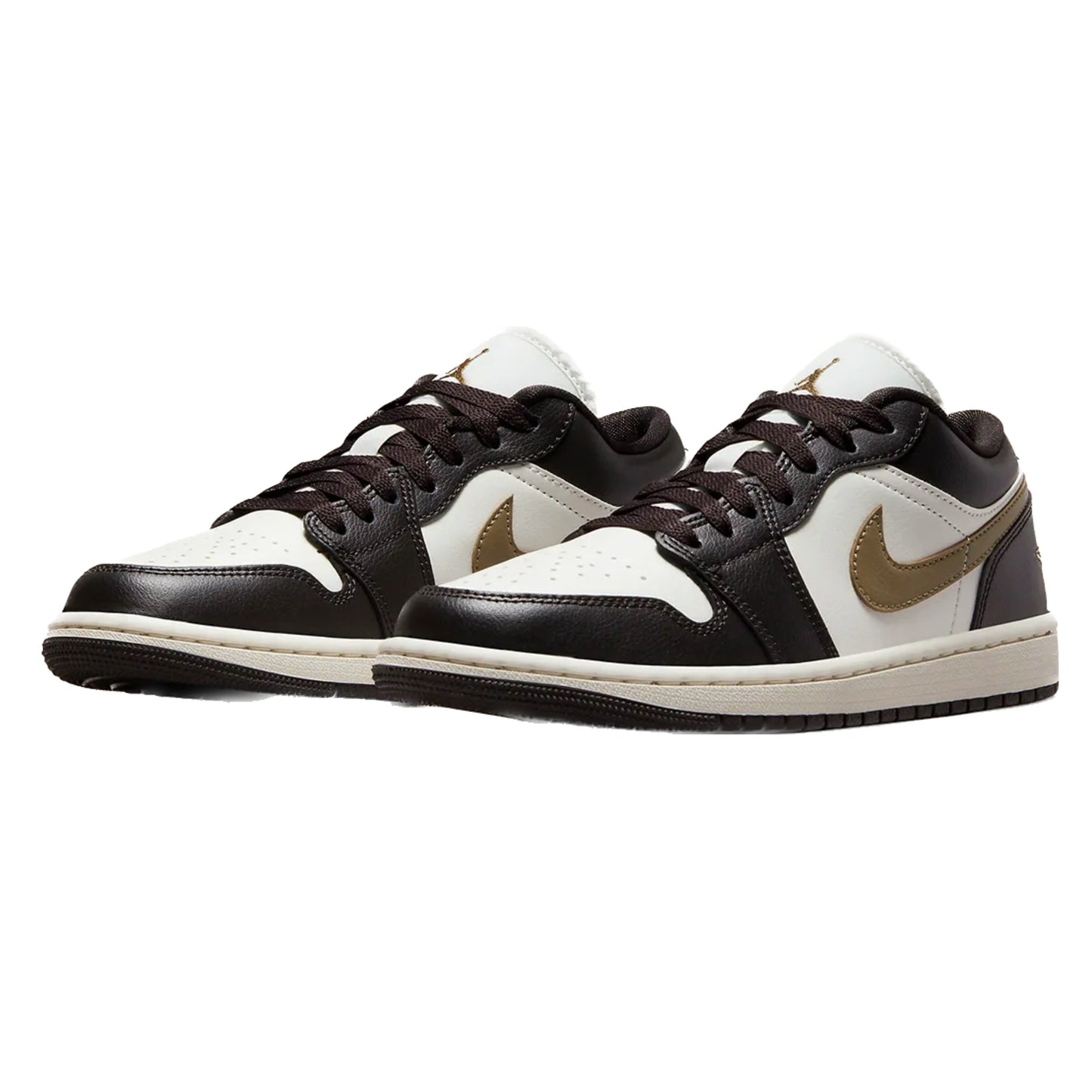 Women's Air Jordan 1 Low Shadow Brown Brown Kelp Sail