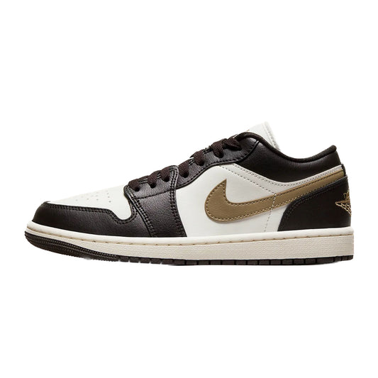 Women's Air Jordan 1 Low Shadow Brown Brown Kelp Sail