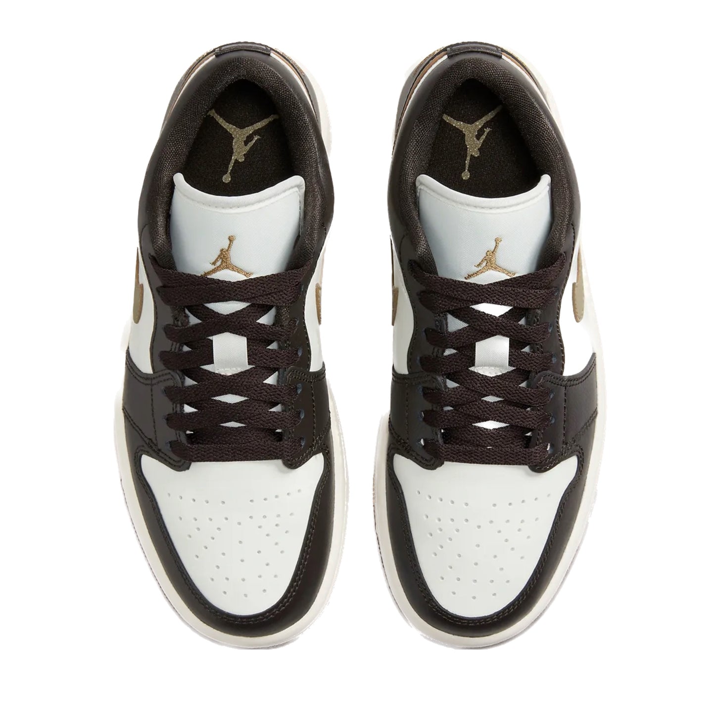 Women's Air Jordan 1 Low Shadow Brown Brown Kelp Sail