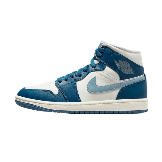 Women's Air Jordan 1 Mid French Blue Sky J French Blue Sail Ozone Blue