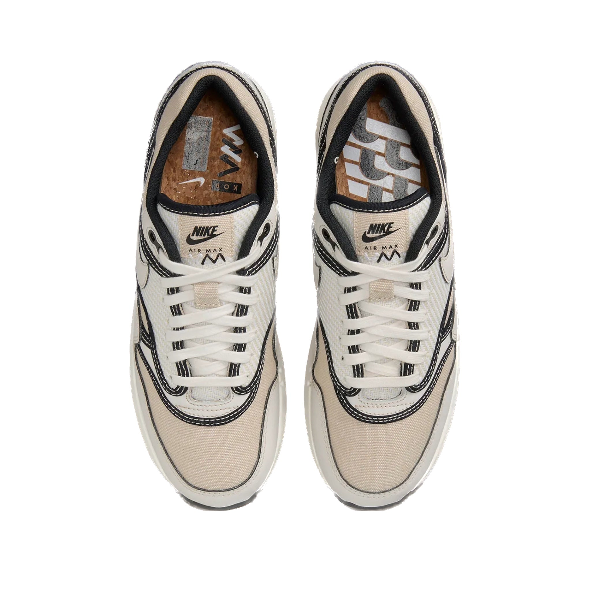 Nike Air Max 1 '86 OG Big Bubble Korea World Make Sail White Black
