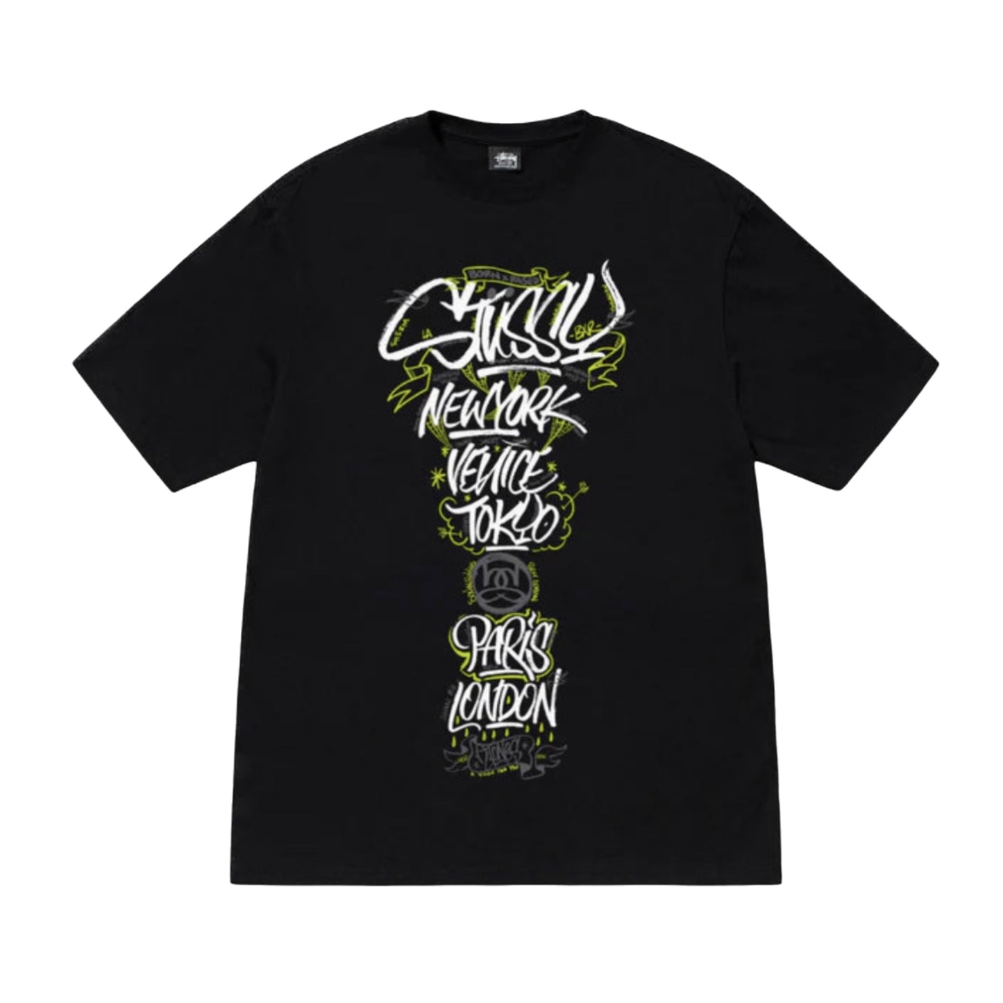 Stussy x Born & Raised Handstyles T-Shirt Black