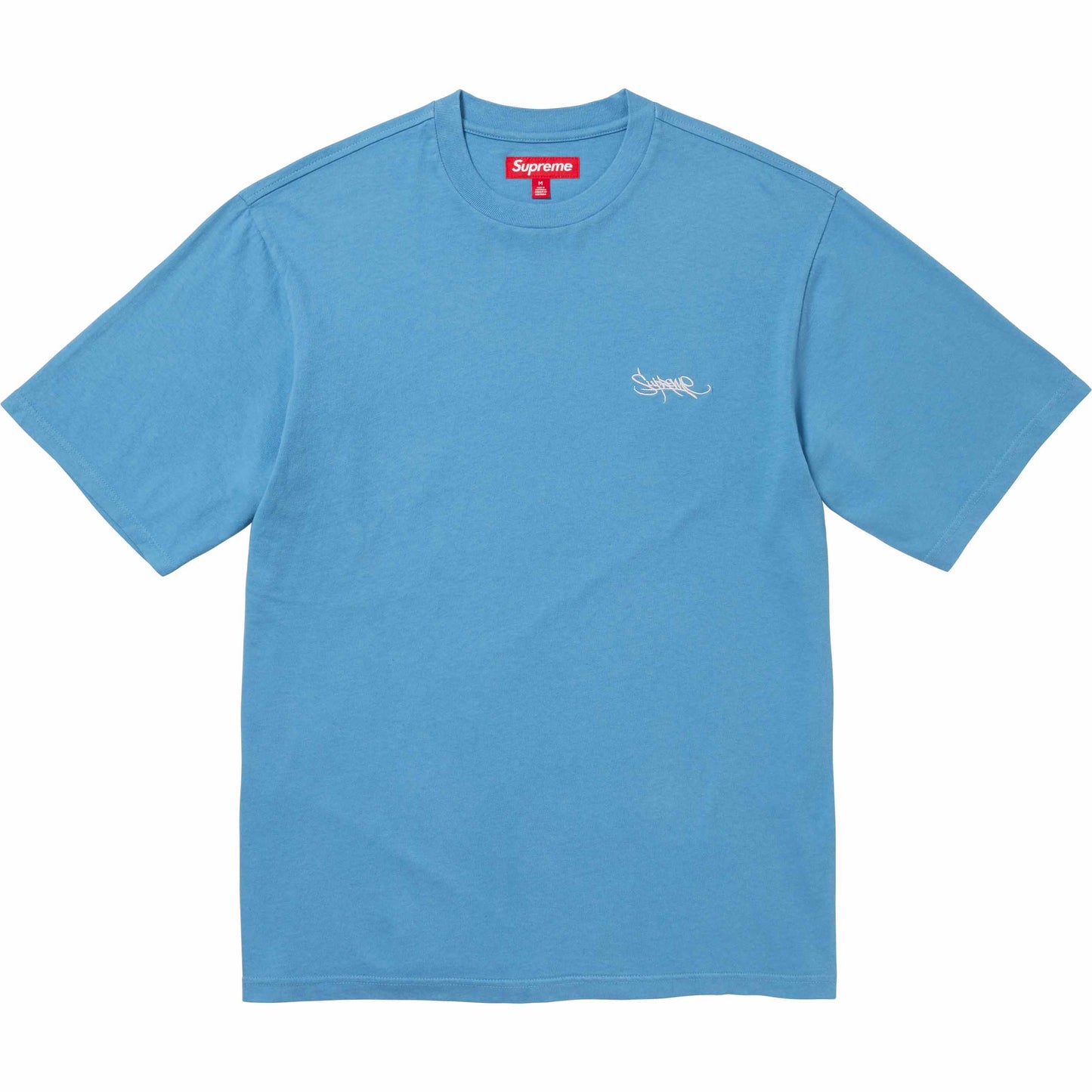 Supreme Tag Washed Top Light Royal