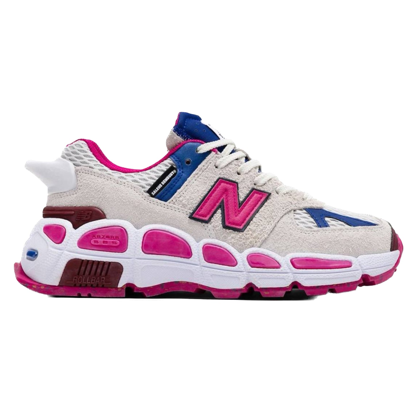 New Balance 574 YURT Salehe Bembury University Communication Workwear White Pink