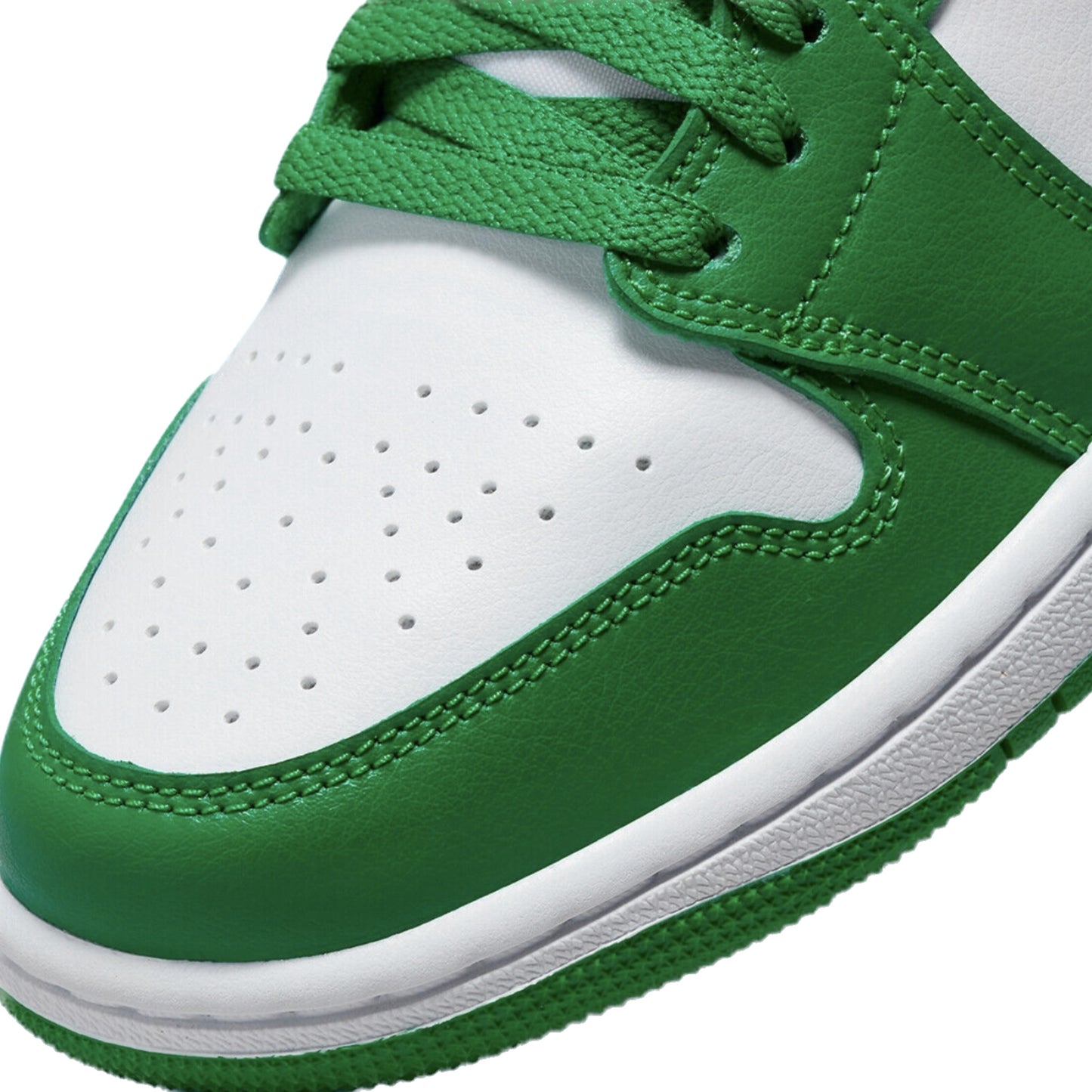 Women's Air Jordan 1 Low Lucky Green Aquatone White