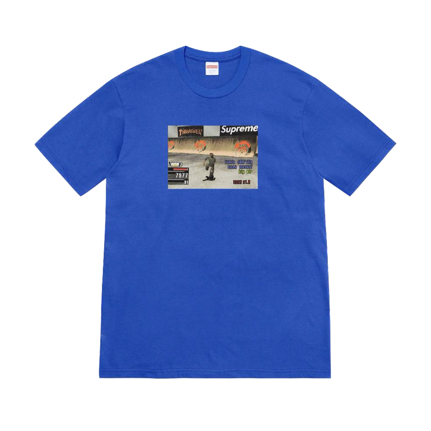 Supreme Thrasher Game Tee Blue