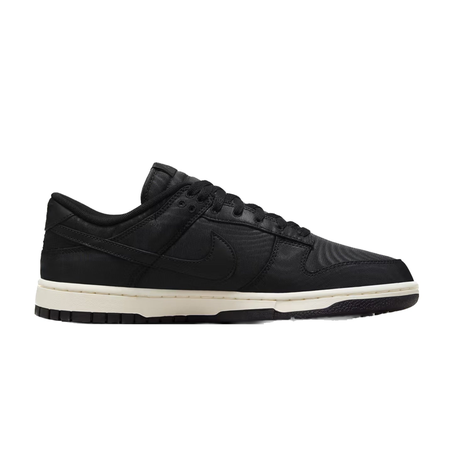 Nike Dunk Low Black Canvas Black Sail Black