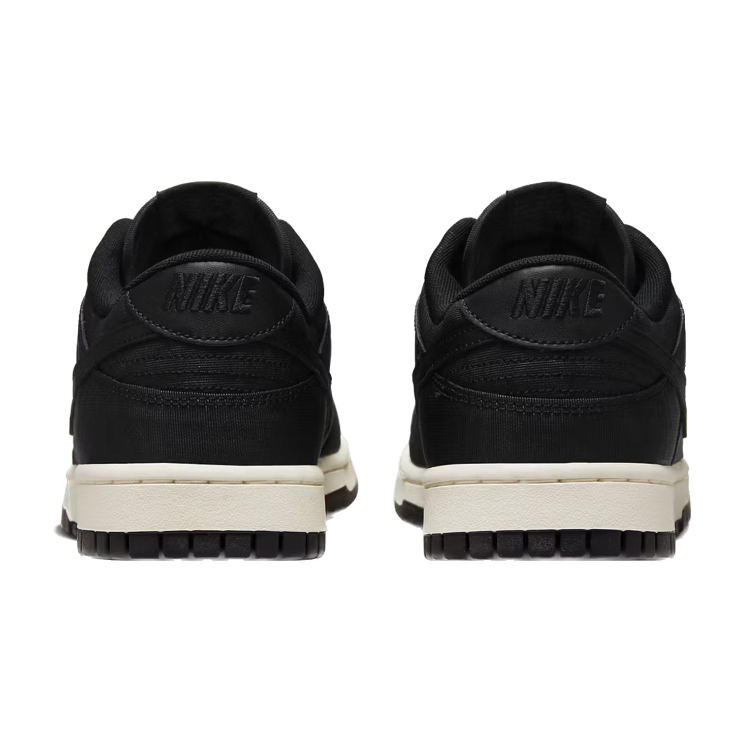 Nike Dunk Low Black Canvas Black Sail Black