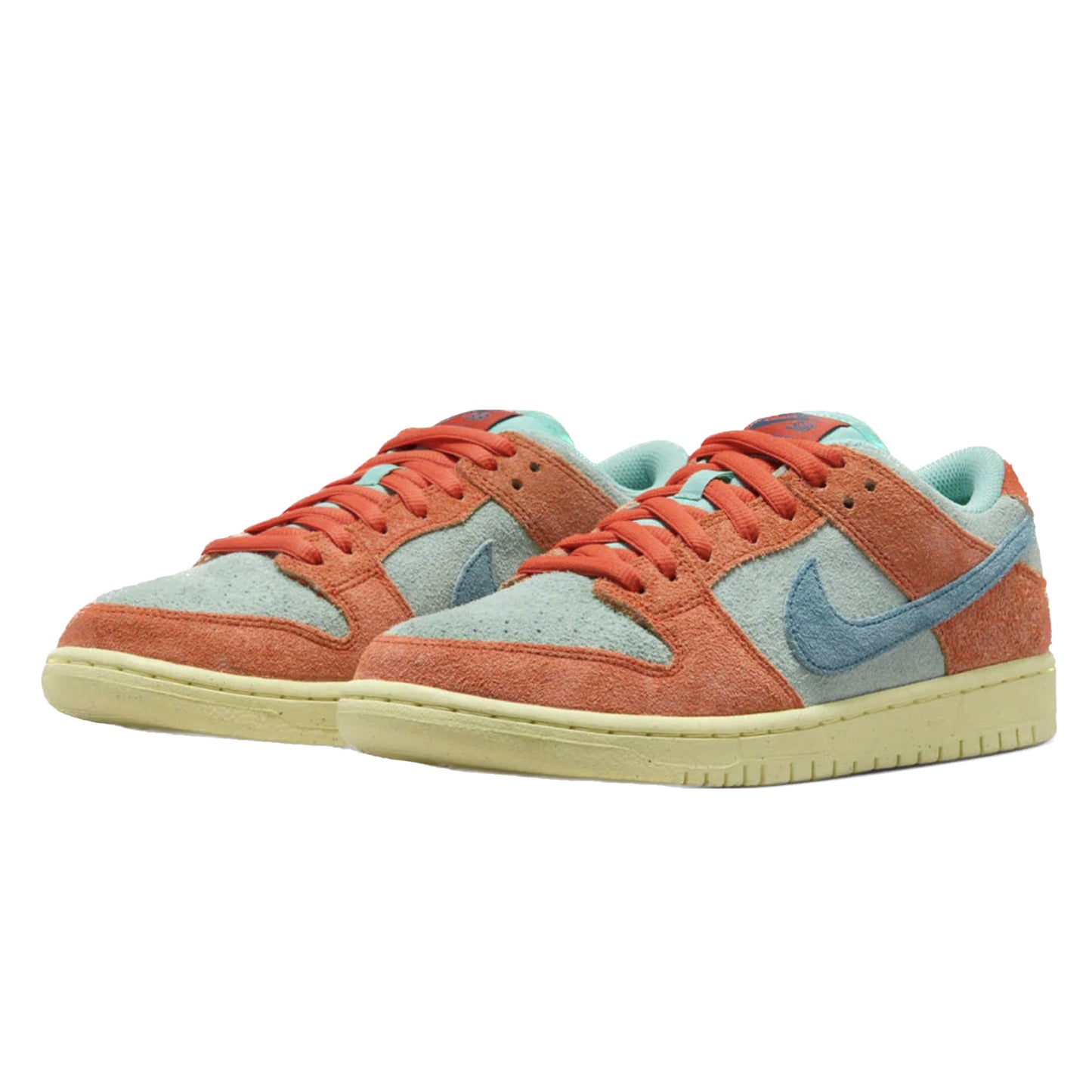 Nike SB Dunk Low Orange Emerald Rise Orange Noise Aqua Emerald Rise Lemon Chiffon