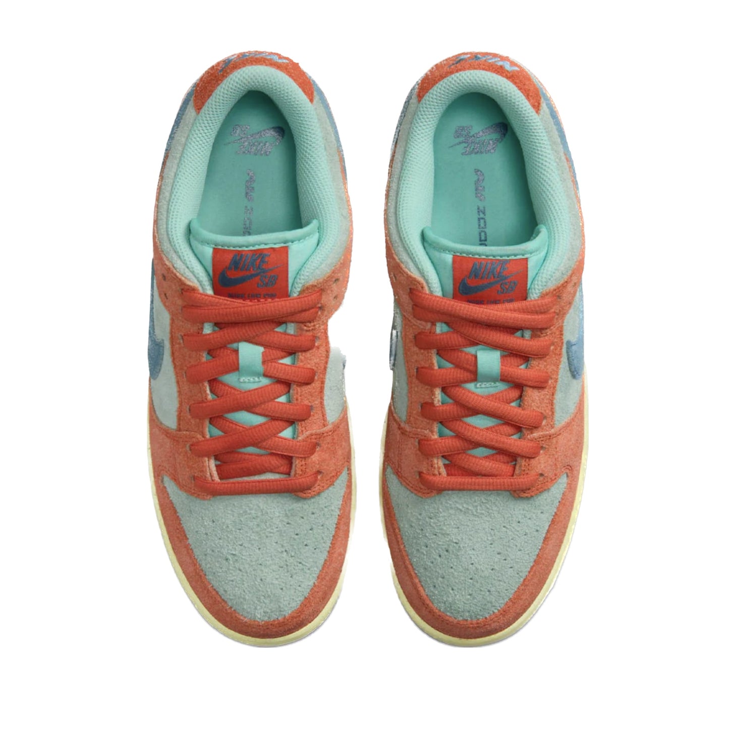 Nike SB Dunk Low Orange Emerald Rise Orange Noise Aqua Emerald Rise Lemon Chiffon