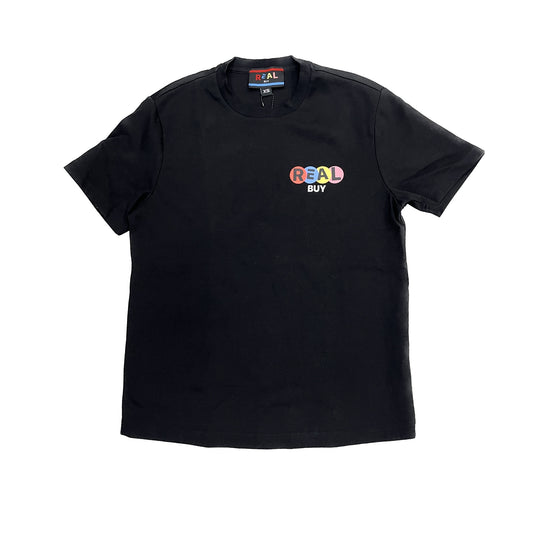 Real Buy Black Logo Tee