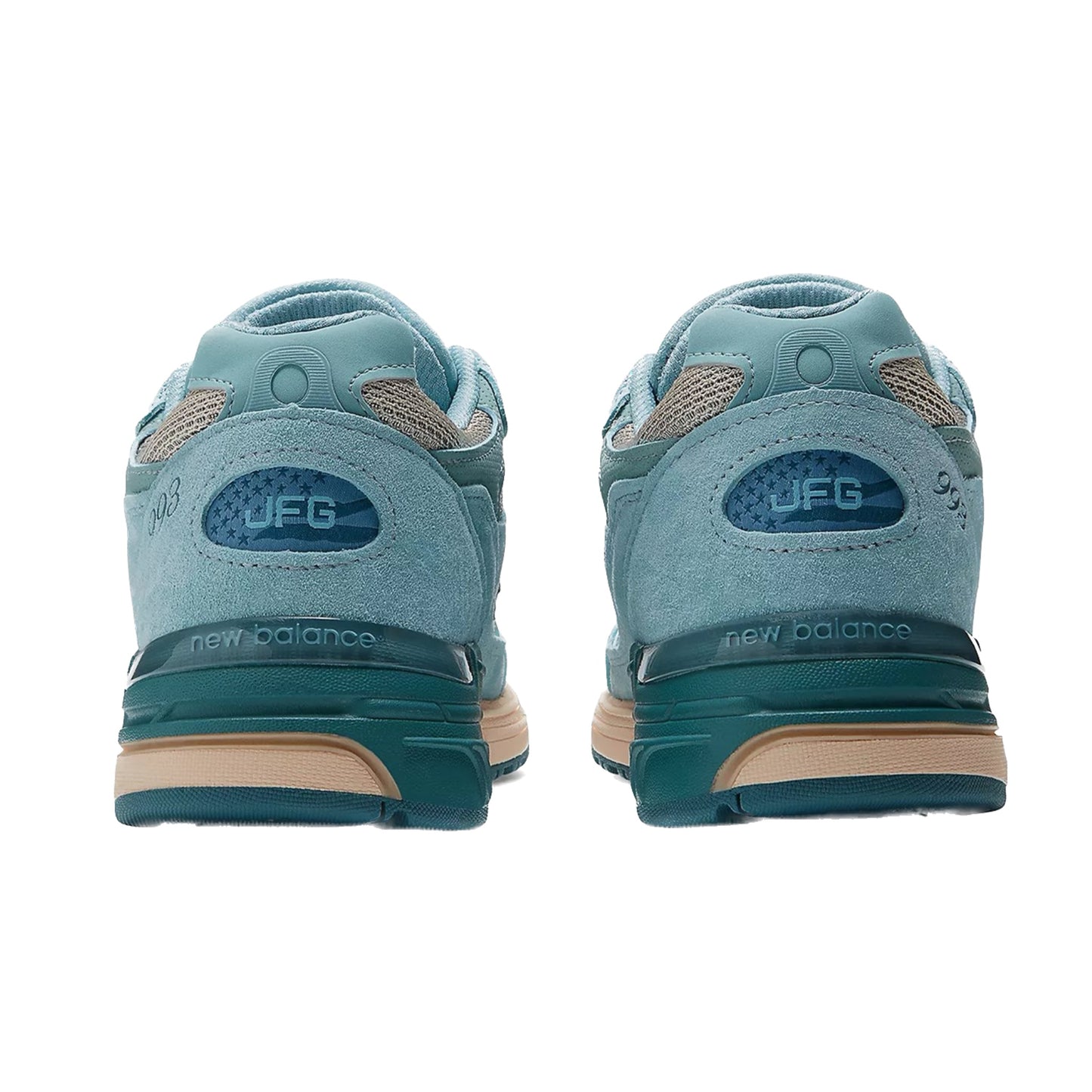 Women's New Balance 993 Joe Freshgoods Performance Art Arctic Blue Vintage Rose