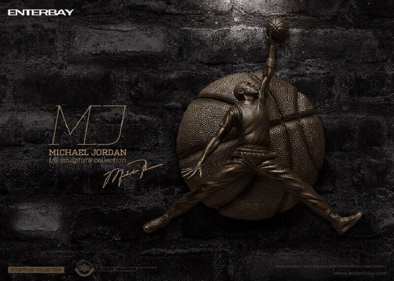 Enterbay 1/6 Scale Sculpture Collectible Figure Michael Jordan Bronze Edition