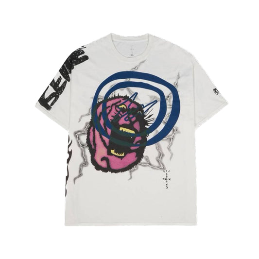 Travis Scott Cactus Jack For Fragment Sunrise Tee White