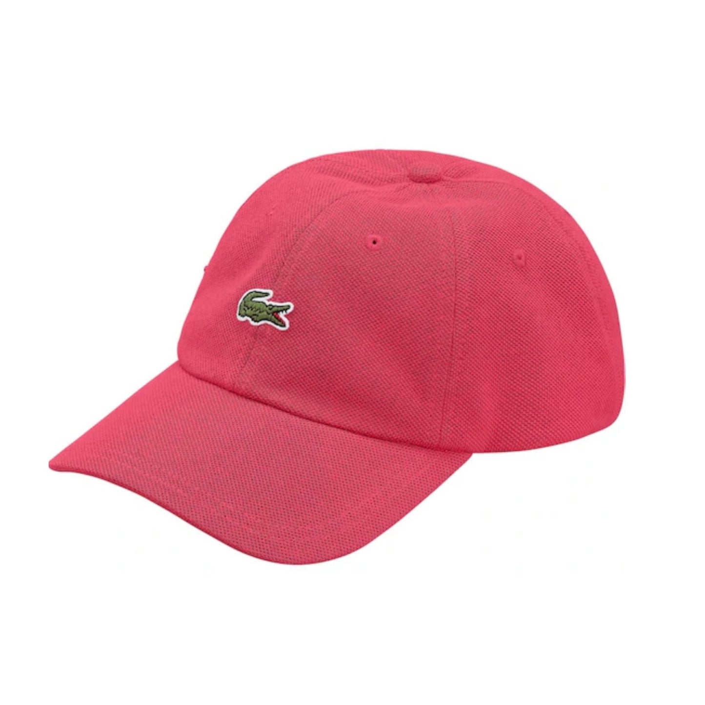 Supreme x Lacoste Pique 6‑Panel Pink