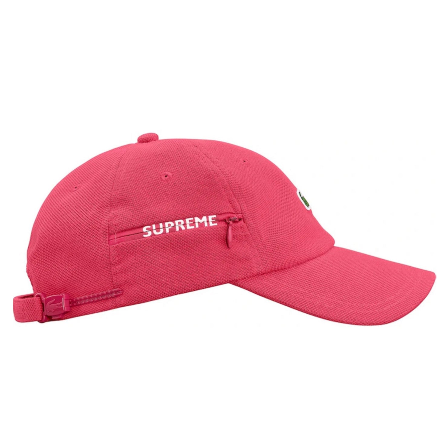 Supreme x Lacoste Pique 6‑Panel Pink