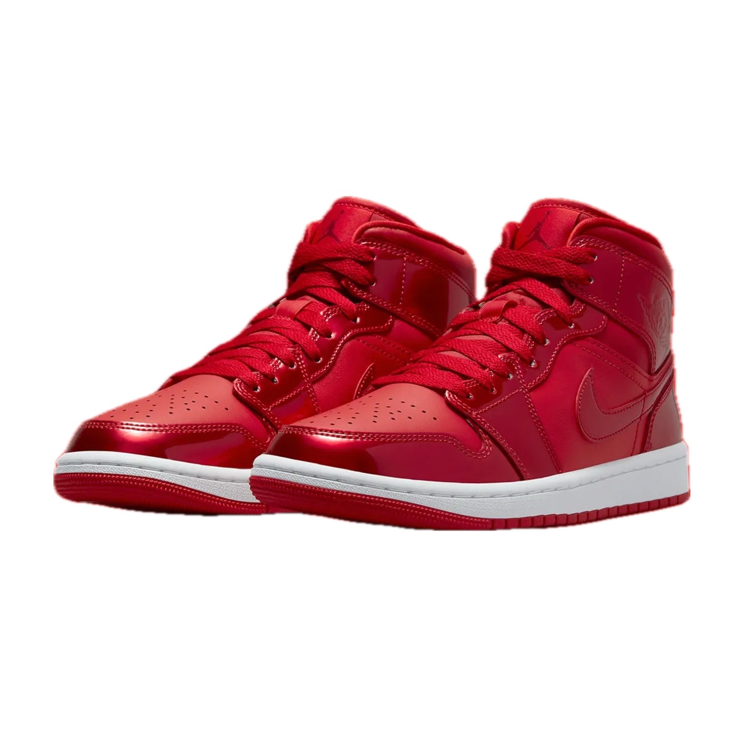 Women's Air Jordan 1 Mid SE Pomegranate University Red Pomegranate White