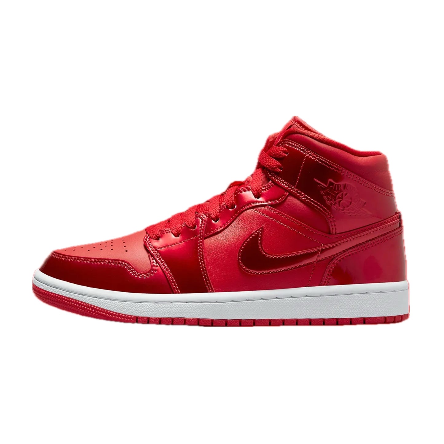 Women's Air Jordan 1 Mid SE Pomegranate University Red Pomegranate White