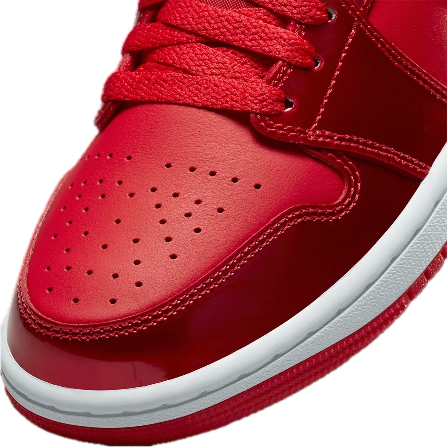 Women's Air Jordan 1 Mid SE Pomegranate University Red Pomegranate White